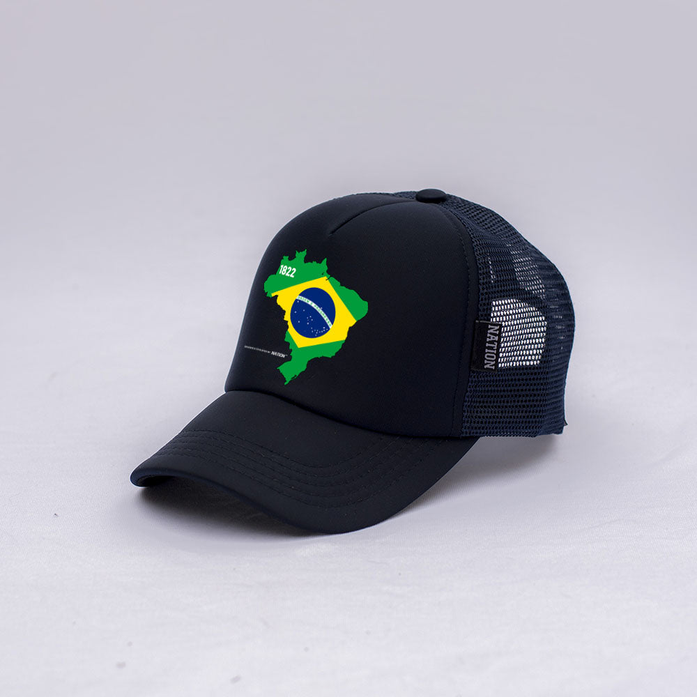 Gorra Trucker Brasil Mapa