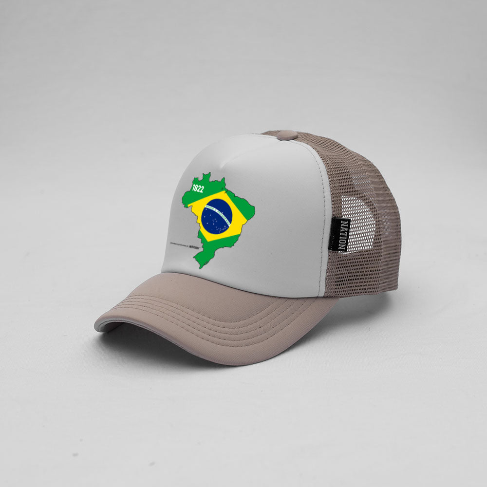 Gorra Trucker Brasil Mapa