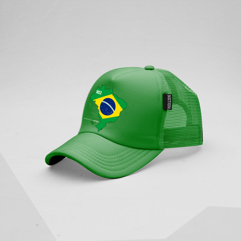 Gorra Trucker Brasil Mapa