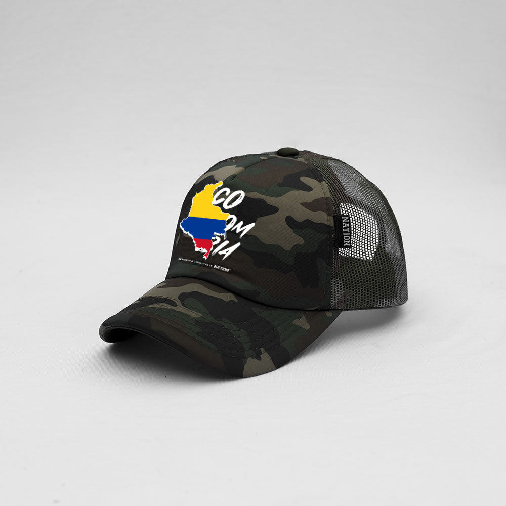 Gorra Trucker Colombia Mapa