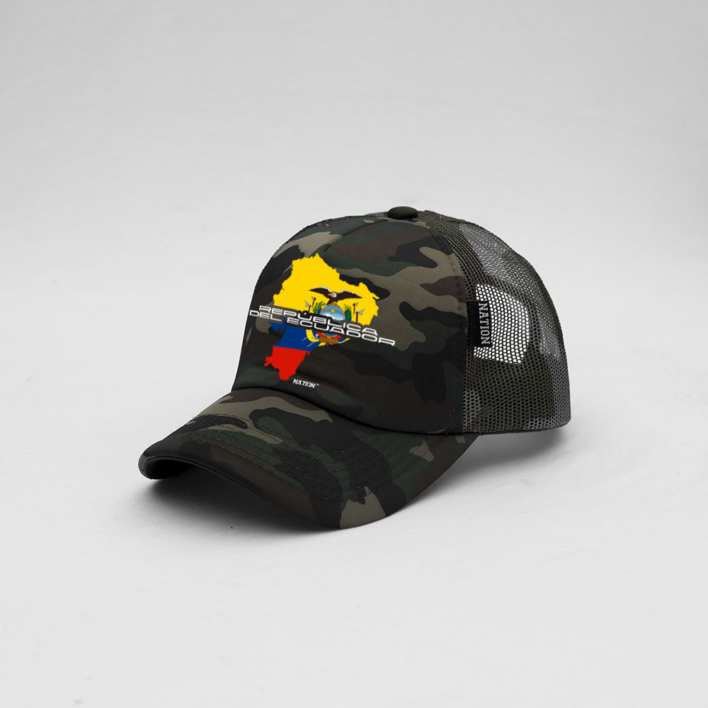 Gorra Trucker Ecuador Map